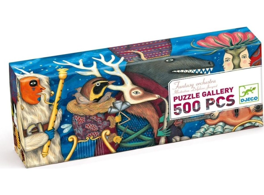DJECO Panoramatické puzzle Orchestr 500 dílků