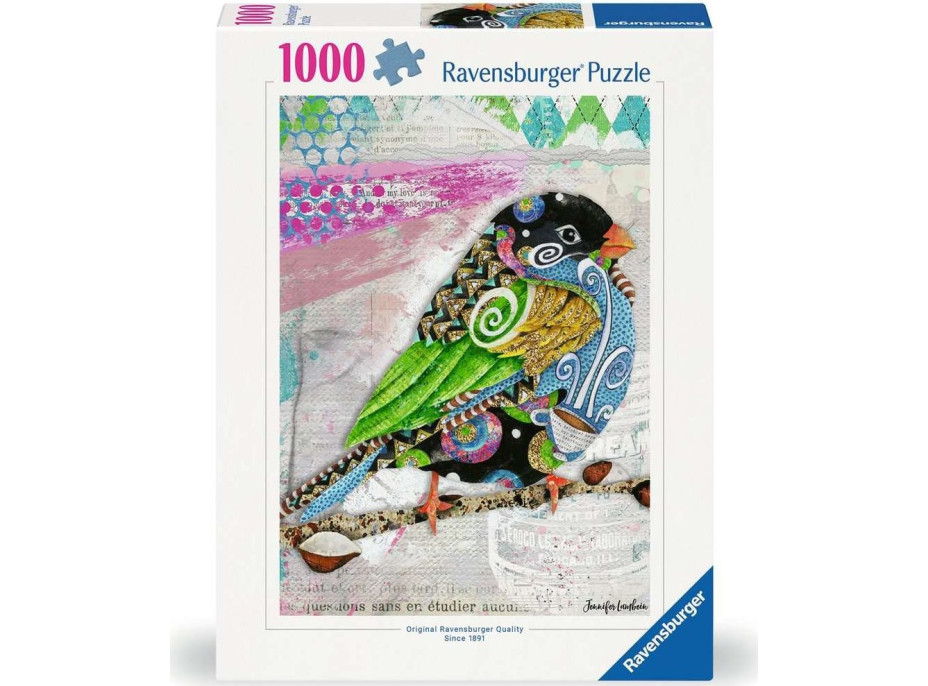 RAVENSBURGER Puzzle Abstraktní pták 1000 dílků