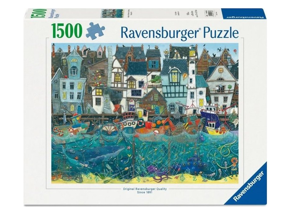 RAVENSBURGER Puzzle Báječný přístav 1500 dílků