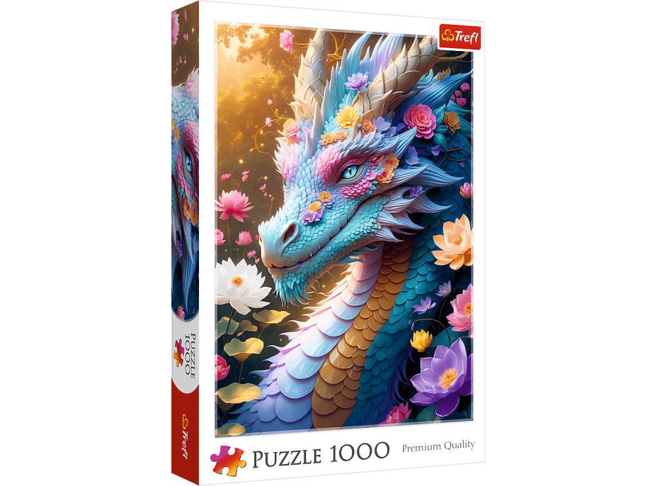 TREFL Puzzle Barevný drak 1000 dílků
