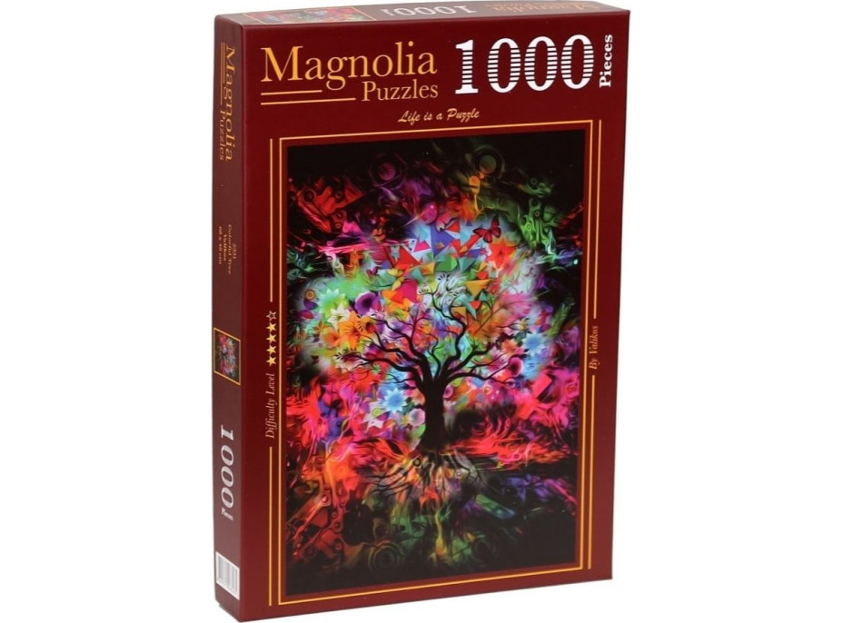 MAGNOLIA Puzzle Barevný strom 1000 dílků