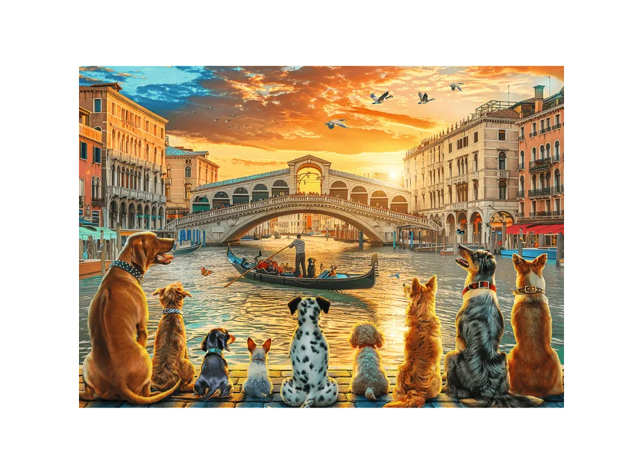 TREFL Puzzle Psi v Benátkách 1000 dílků