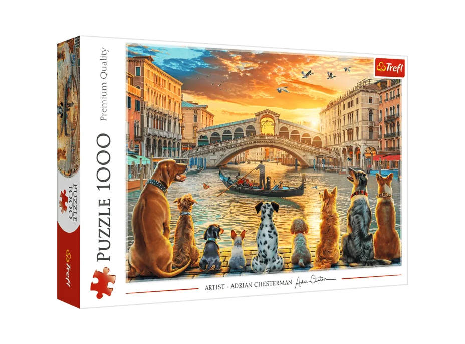 TREFL Puzzle Psi v Benátkách 1000 dílků