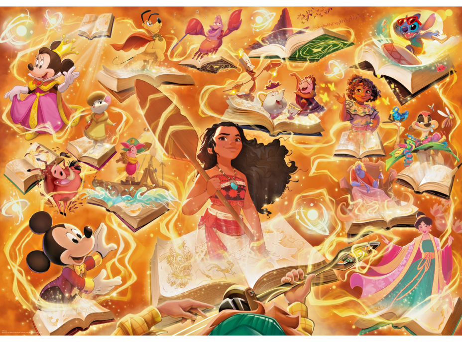 RAVENSBURGER Puzzle Disney Lorcana - Glimmers of the Realm: Jantar 1000 dílků