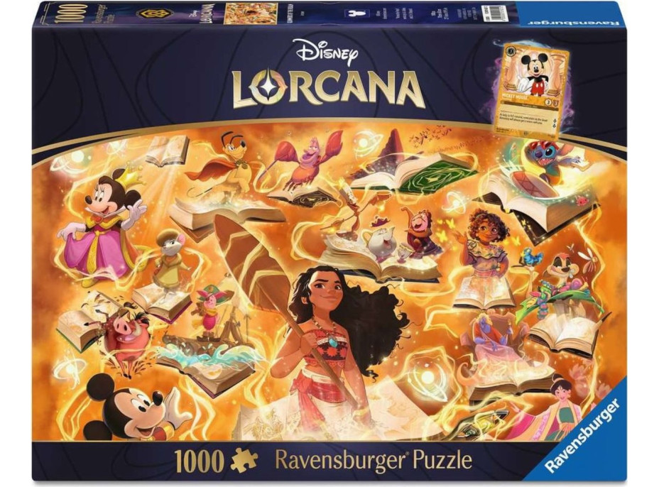 RAVENSBURGER Puzzle Disney Lorcana - Glimmers of the Realm: Jantar 1000 dílků