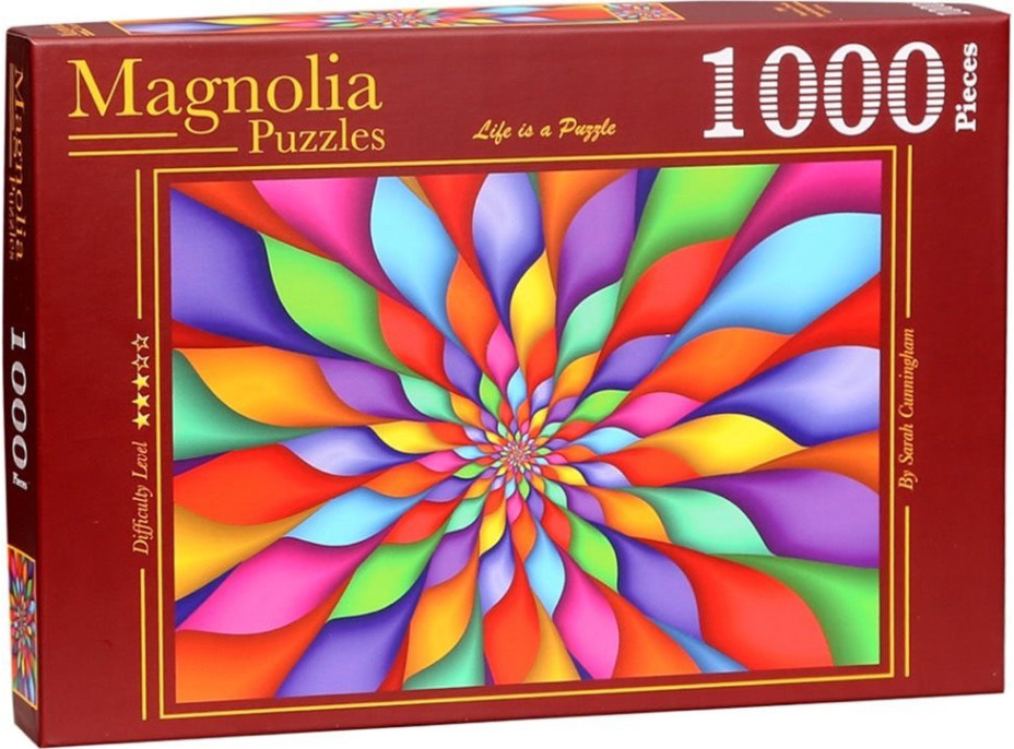 MAGNOLIA Puzzle Duhové okvětní lístky 1000 dílků