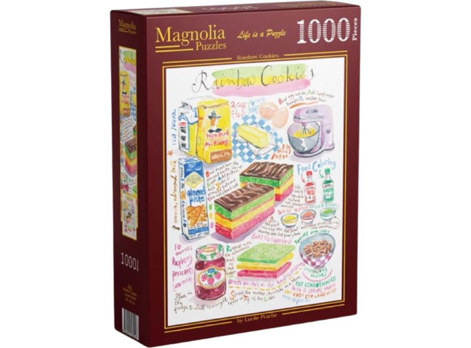 MAGNOLIA Puzzle Duhové sušenky 1000 dílků