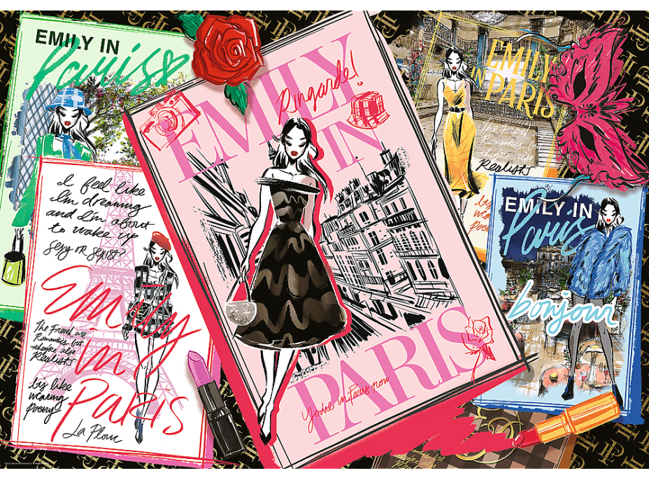 TREFL Puzzle Emily in Paris: Magazín módy 1000 dílků