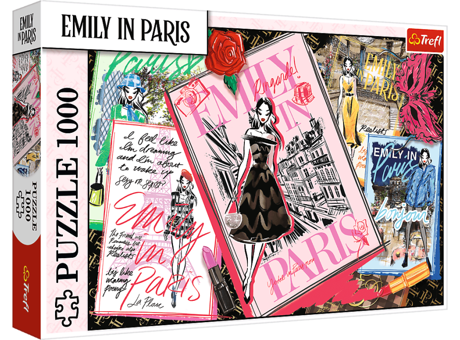 TREFL Puzzle Emily in Paris: Magazín módy 1000 dílků