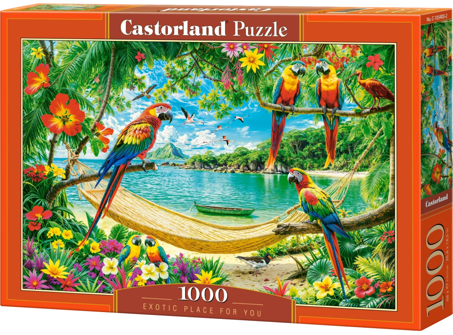 CASTORLAND Puzzle Exotické místo pro tebe 1000 dílků