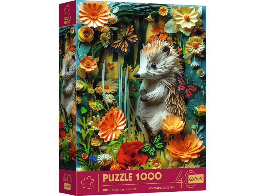 TREFL Puzzle Paper Art: Ježek 1000 dílků