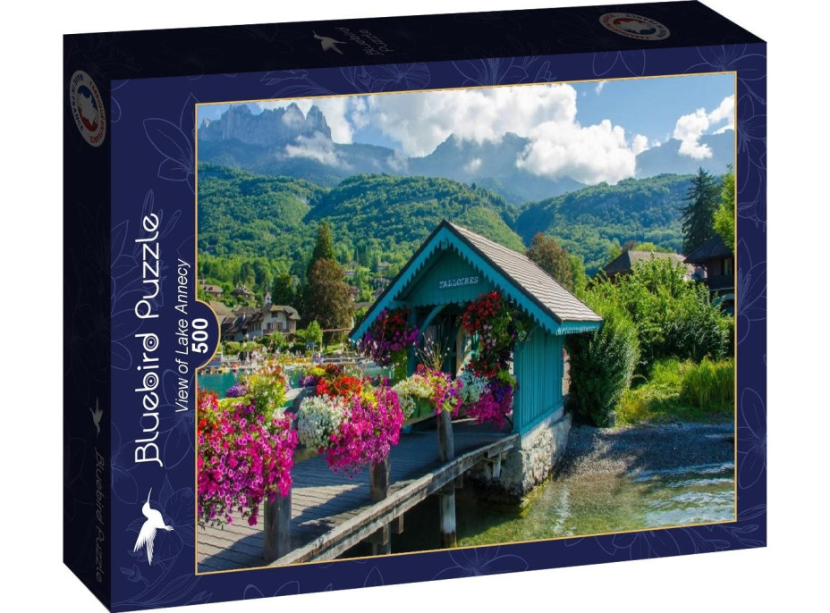BLUEBIRD Puzzle Jezero Annecy 500 dílků