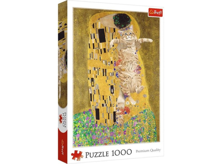 TREFL Puzzle Kočičí polibek 1000 dílků