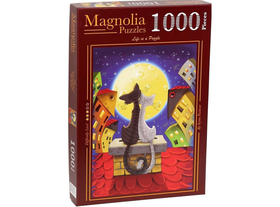 MAGNOLIA Puzzle Kočky na střeše 1000 dílků