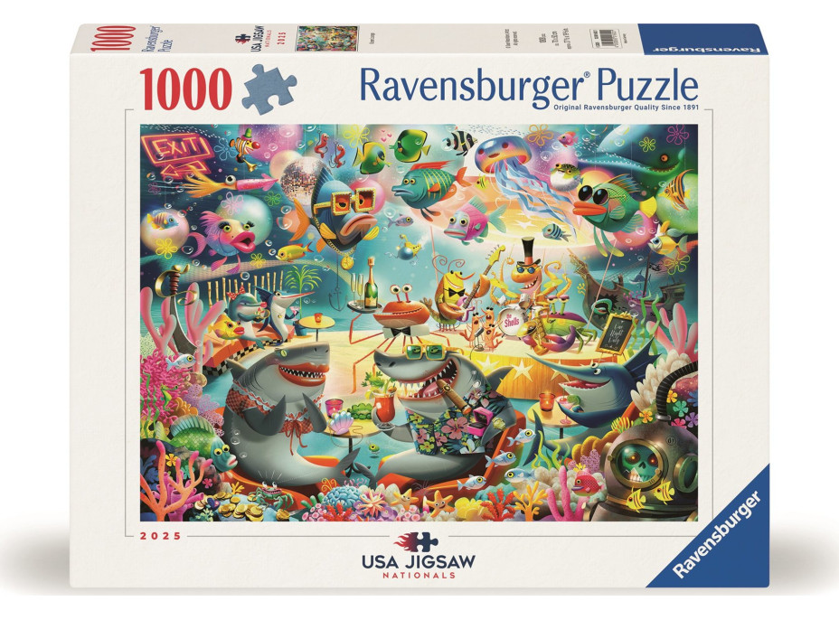 RAVENSBURGER Puzzle Krásný výhled na oceán 1000 dílků