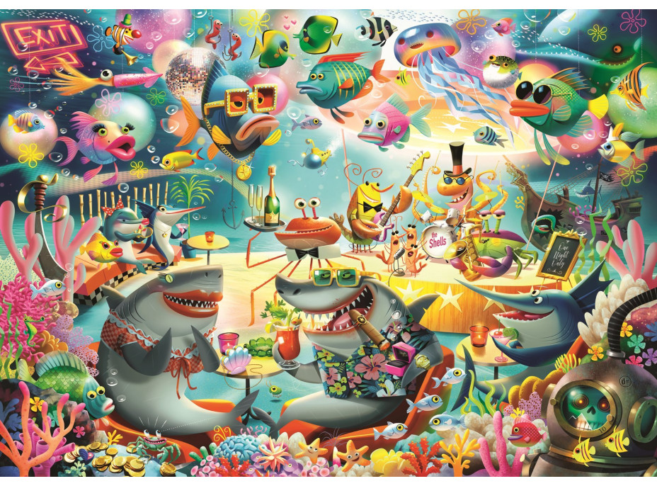 RAVENSBURGER Puzzle Krásný výhled na oceán 1000 dílků