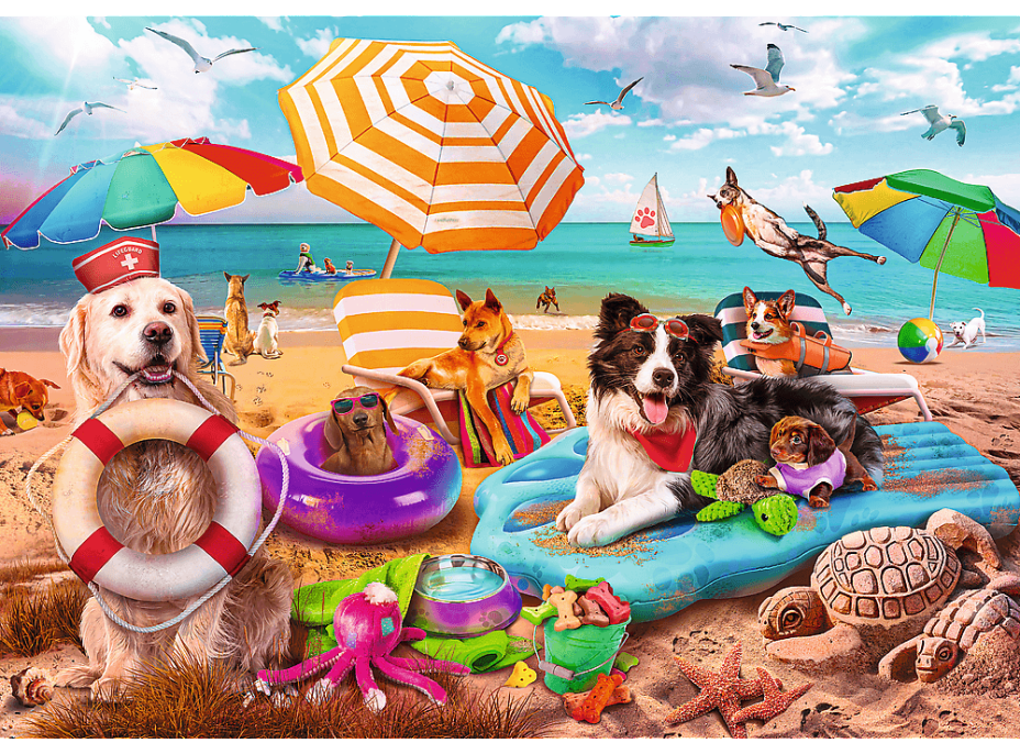 TREFL Puzzle Letní čas 2x500 dílků