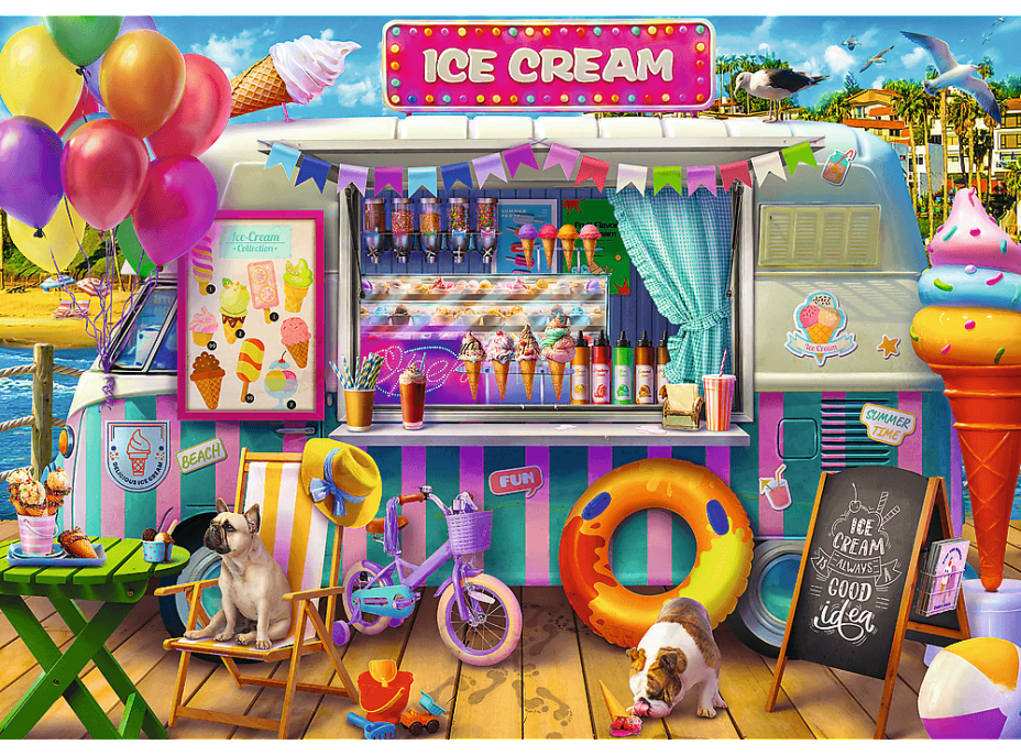 TREFL Puzzle Letní čas 2x500 dílků
