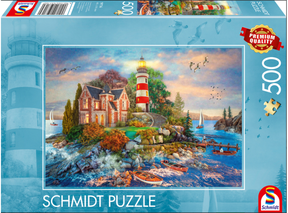 SCHMIDT Puzzle Maják na skále 500 dílků
