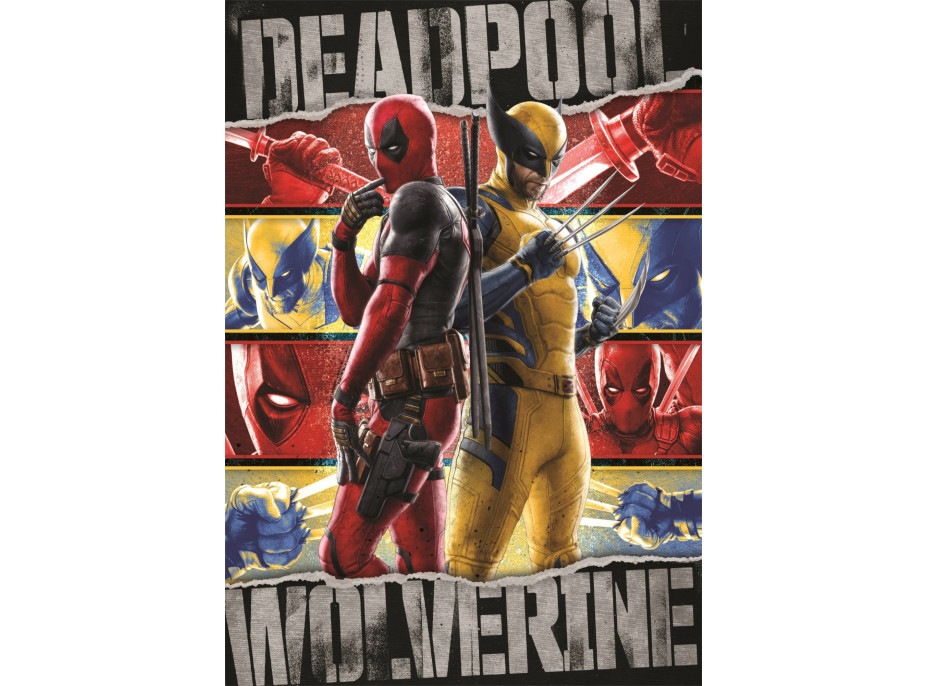 CLEMENTONI Puzzle Marvel: Deadpool & Wolverine 1000 dílků