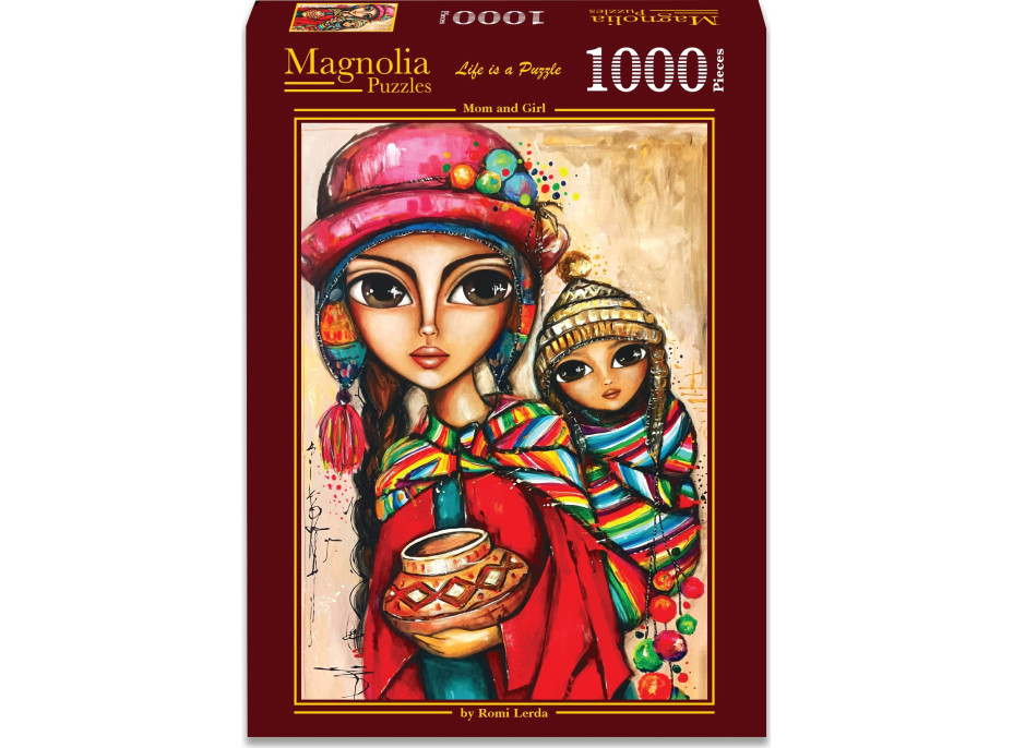MAGNOLIA Puzzle Matka s dcerou 1000 dílků