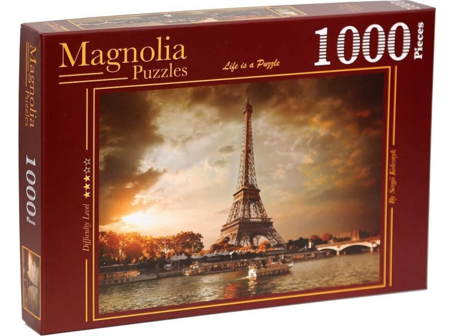 MAGNOLIA Puzzle Mraky nad Paříží 1000 dílků
