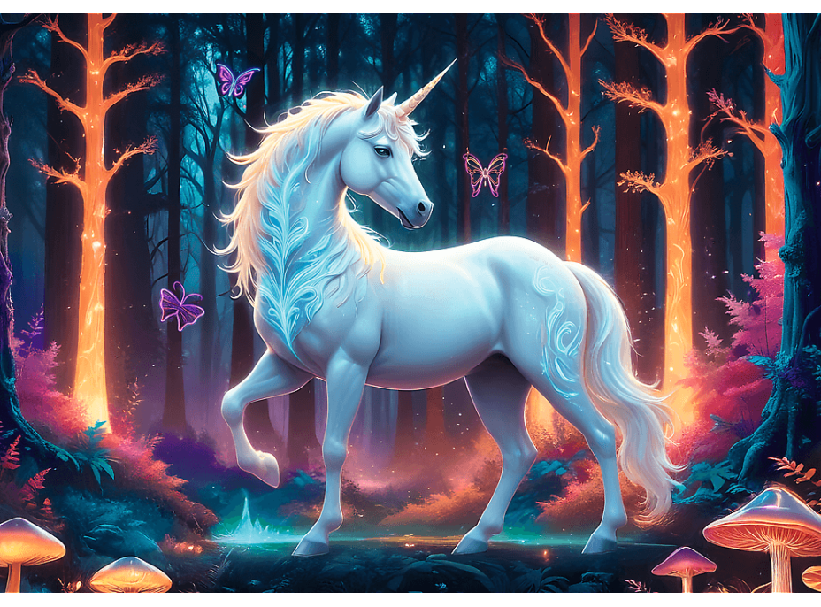 TREFL Puzzle Mystický jednorožec 1000 dílků