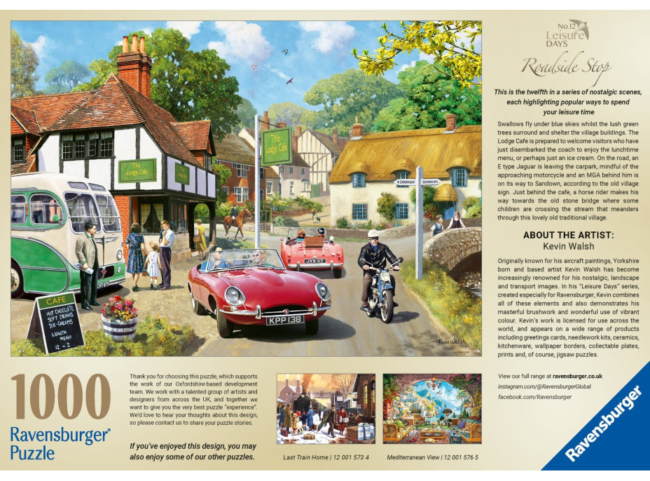 RAVENSBURGER Puzzle Na cestách 1000 dílků