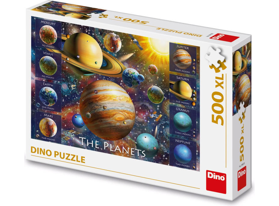 DINO Puzzle Osm planet 500 xl dílků