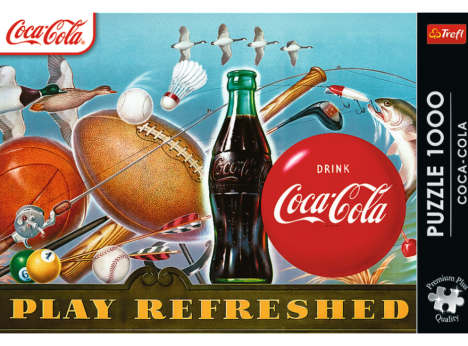TREFL Puzzle Premium Plus Coca-Cola: Hraj osvěžený 1000 dílků