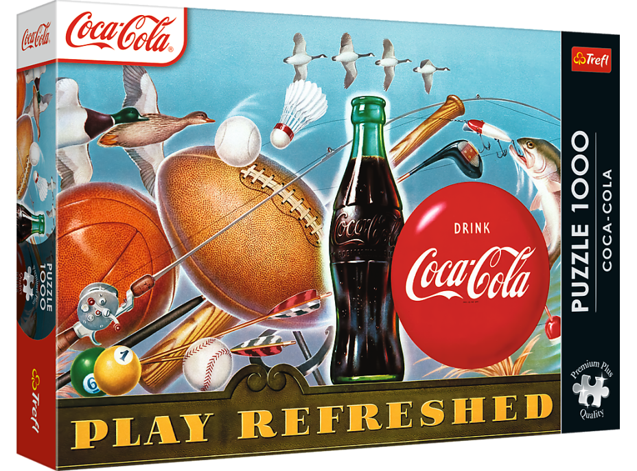 TREFL Puzzle Premium Plus Coca-Cola: Hraj osvěžený 1000 dílků