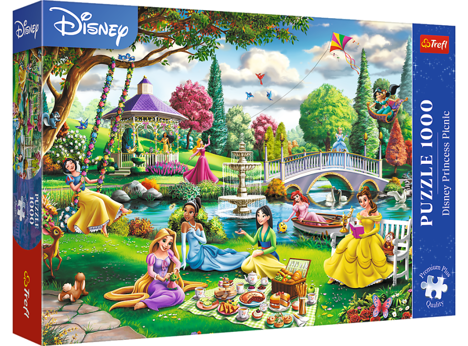 TREFL Puzzle Premium Plus Disney princezny: Piknik 1000 dílků