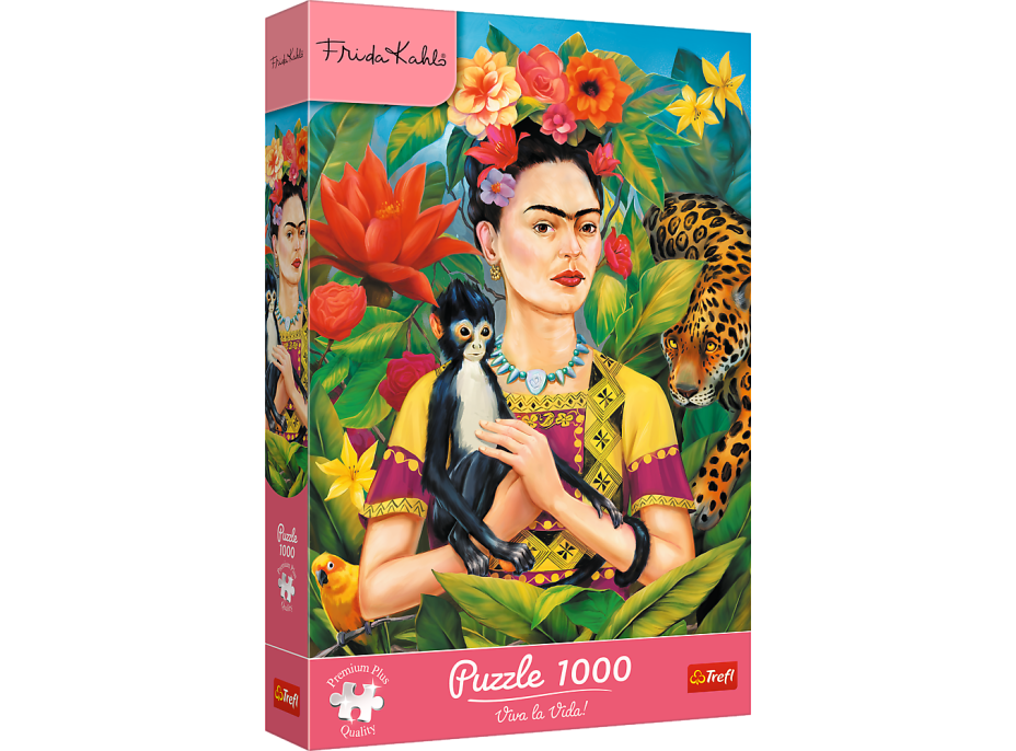 TREFL Puzzle Premium Plus Portrét Fridy Kahlo 1000 dílků