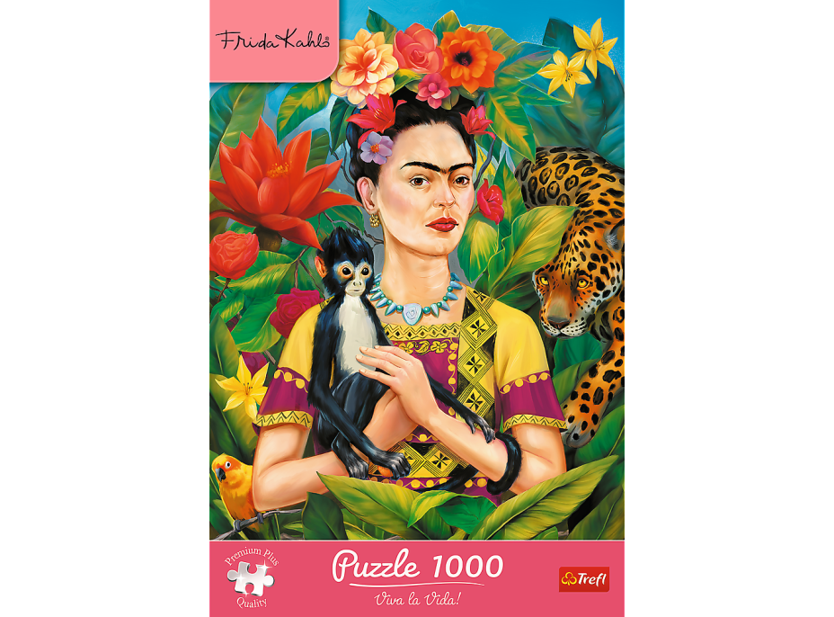 TREFL Puzzle Premium Plus Portrét Fridy Kahlo 1000 dílků