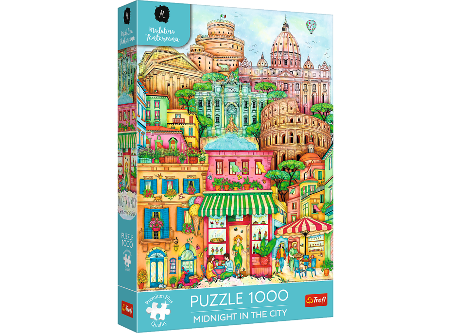 TREFL Puzzle Premium Plus Půlnoc v Římě 1000 dílků
