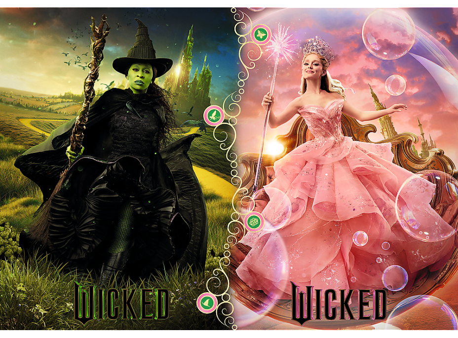 TREFL Puzzle Premium Plus Wicked: Elphaba & Glinda 1000 dílků