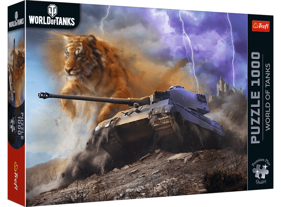 TREFL Puzzle Premium Plus World of Tanks: Tiger II 1000 dílků