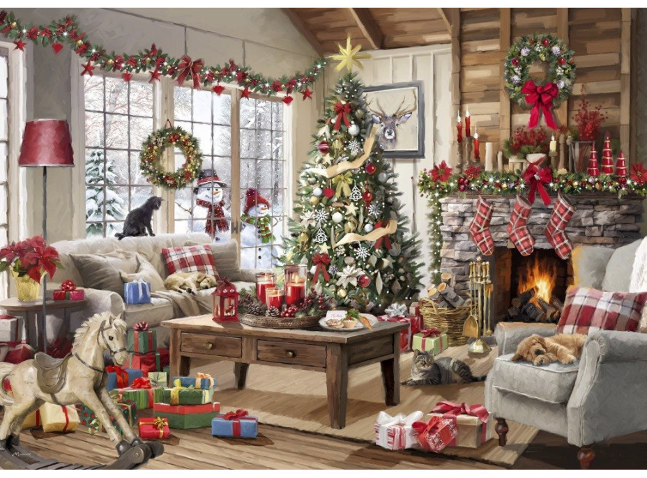 BLUEBIRD Puzzle Příjemné Vánoce 500 dílků