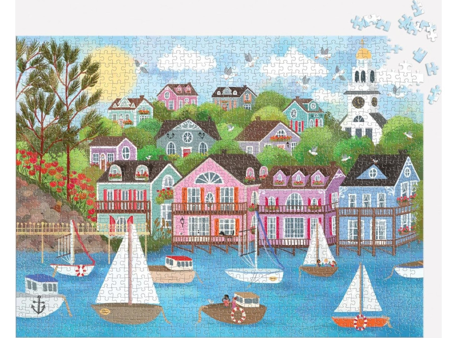 GALISON Puzzle Přístav u moře 1000 dílků