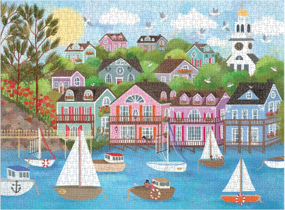 GALISON Puzzle Přístav u moře 1000 dílků
