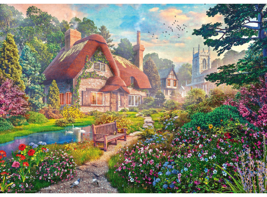 RAVENSBURGER Puzzle Ráj v srdci přírody 1000 dílků