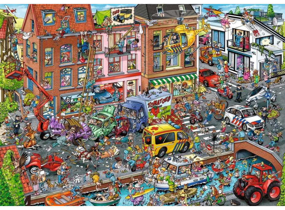 RAVENSBURGER Puzzle Ray's Comic - Moderní doba 1000 dílků