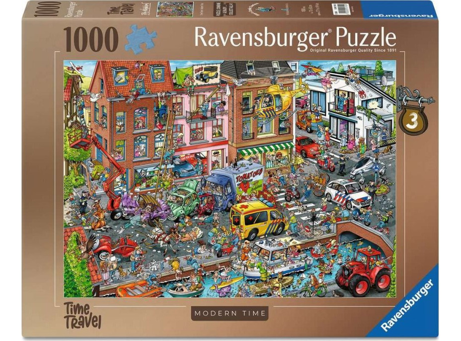 RAVENSBURGER Puzzle Ray's Comic - Moderní doba 1000 dílků