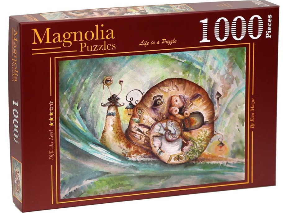 MAGNOLIA Puzzle Šnek 1000 dílků