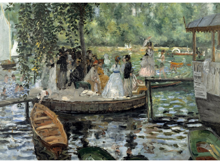 GRAFIKA Puzzle Snídaně veslařů a La Grenouillère 2x500 dílků