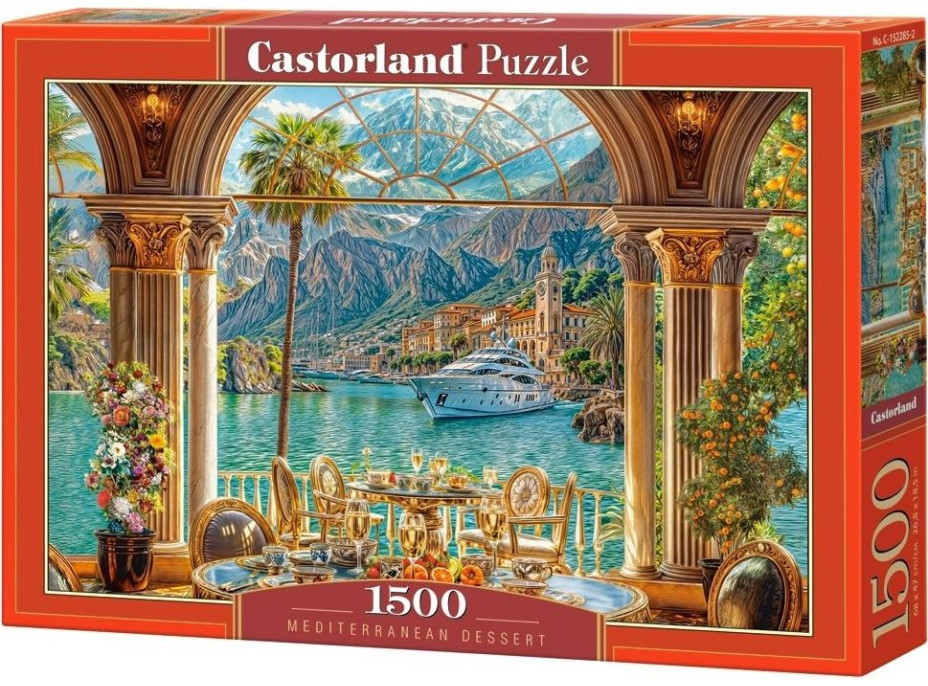 CASTORLAND Puzzle Středomořský dezert 1500 dílků