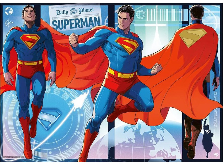 RAVENSBURGER Puzzle Superman: Last Son of Krypton 1000 dílků