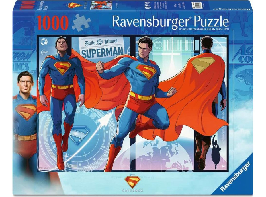 RAVENSBURGER Puzzle Superman: Last Son of Krypton 1000 dílků
