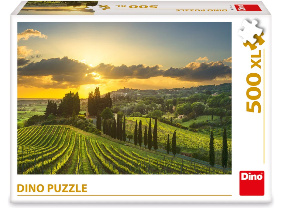 DINO Puzzle Vinice Maremma XL 500 dílků