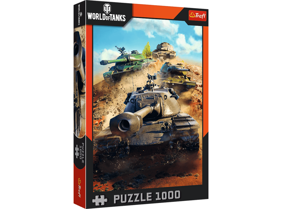 TREFL Puzzle World of Tanks: Tanky v boji 1000 dílků